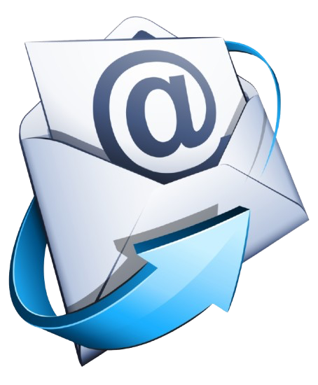 Envelope with an email icon and an arrow, symbolizing email or electronic communication.