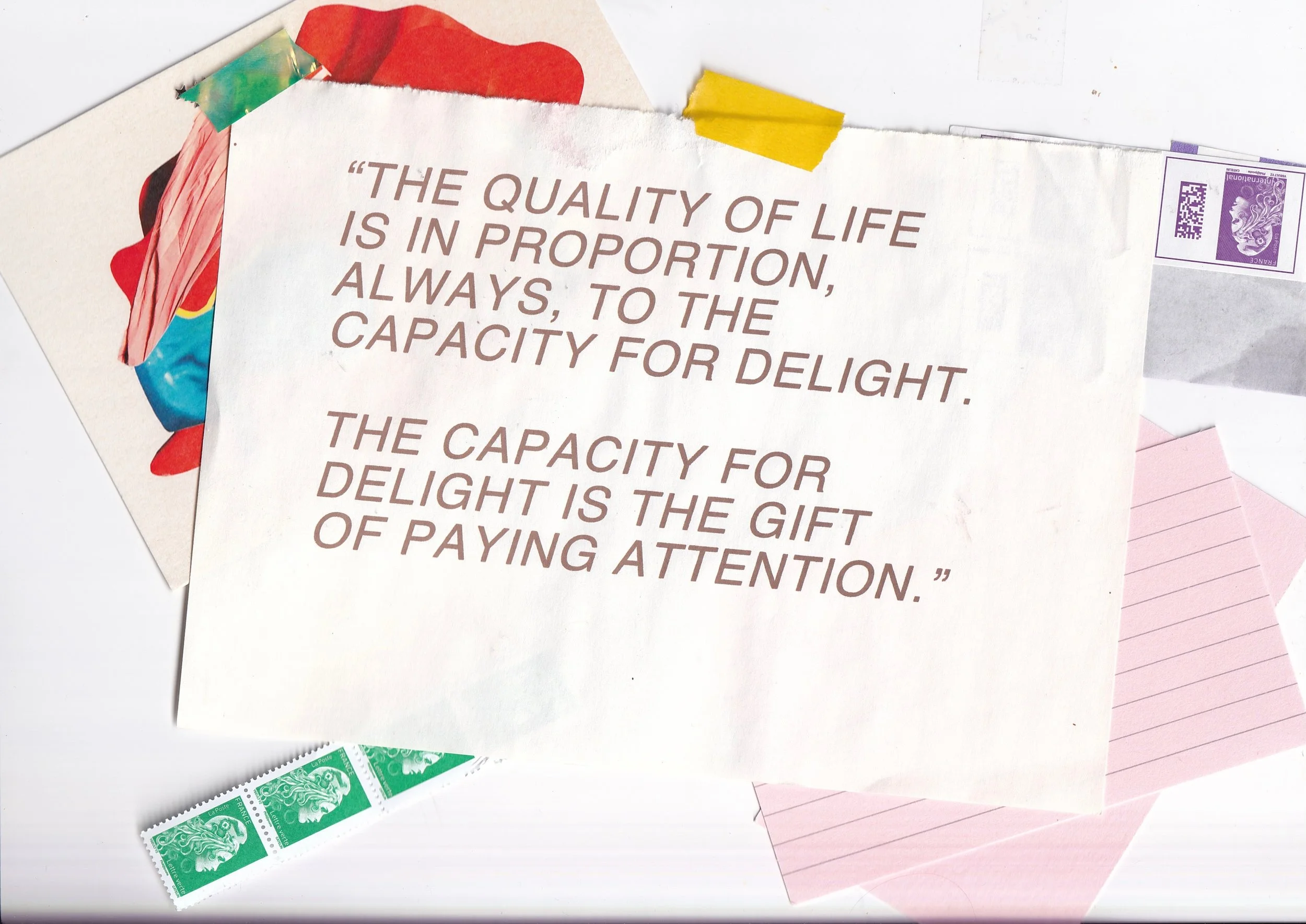 The gift of paying attention