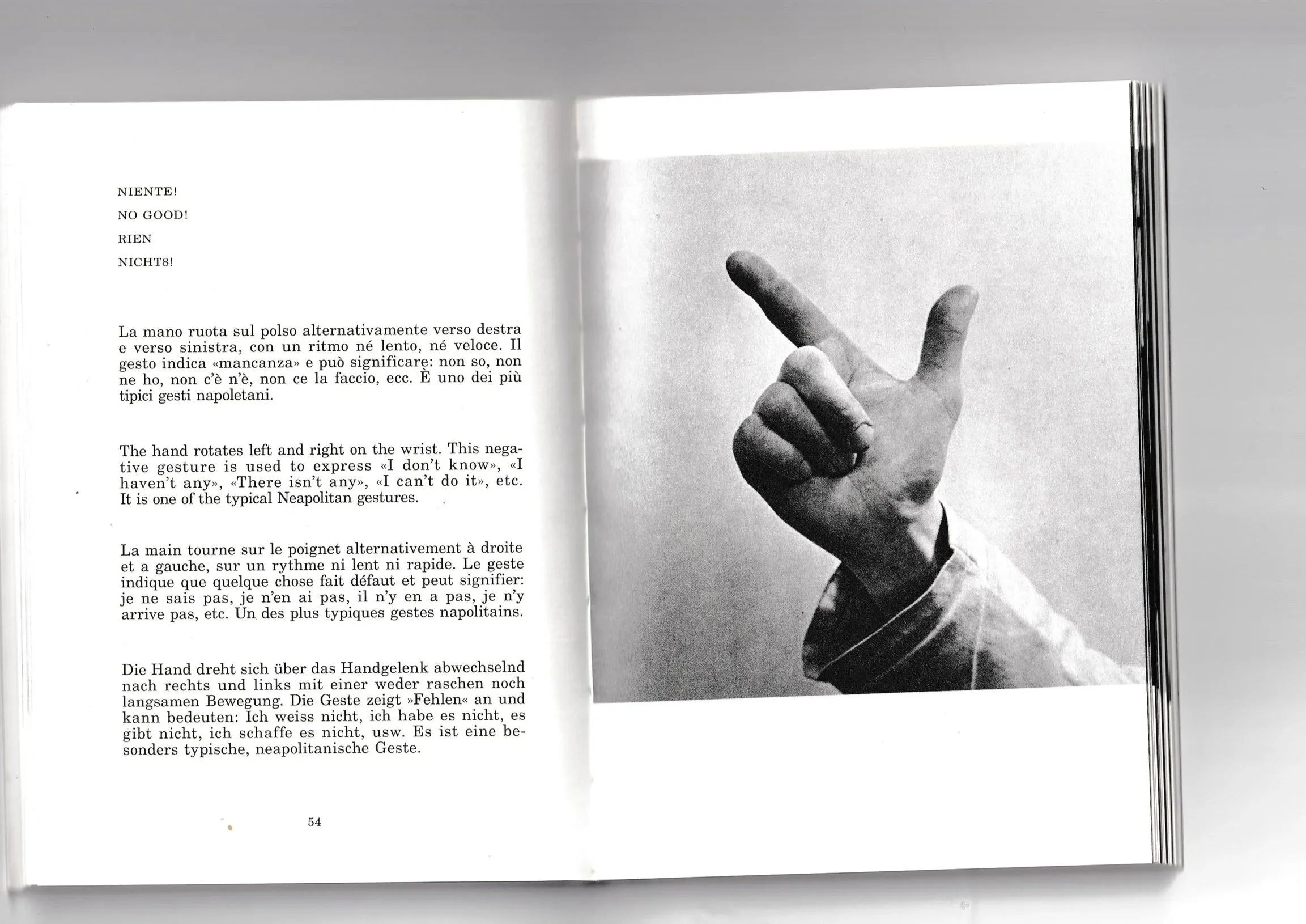 Niente. No Good. Rien. Nada.