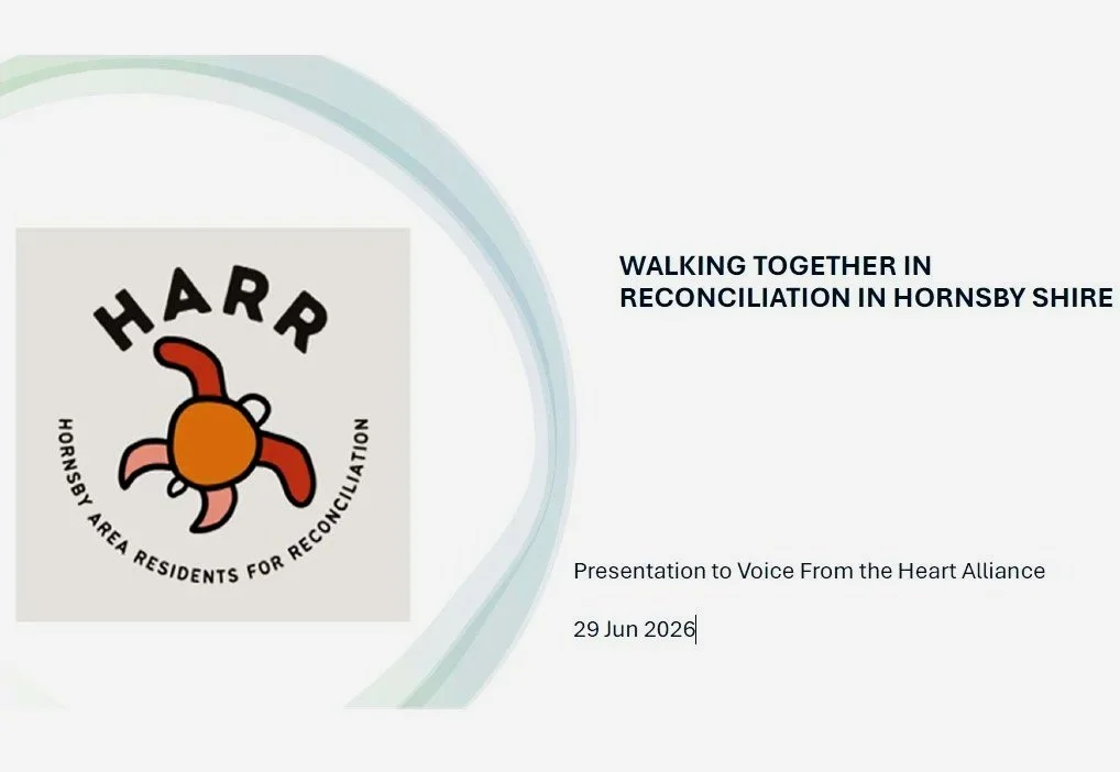 HARR: WALKING TOGETHER IN RECONCILIATION 
