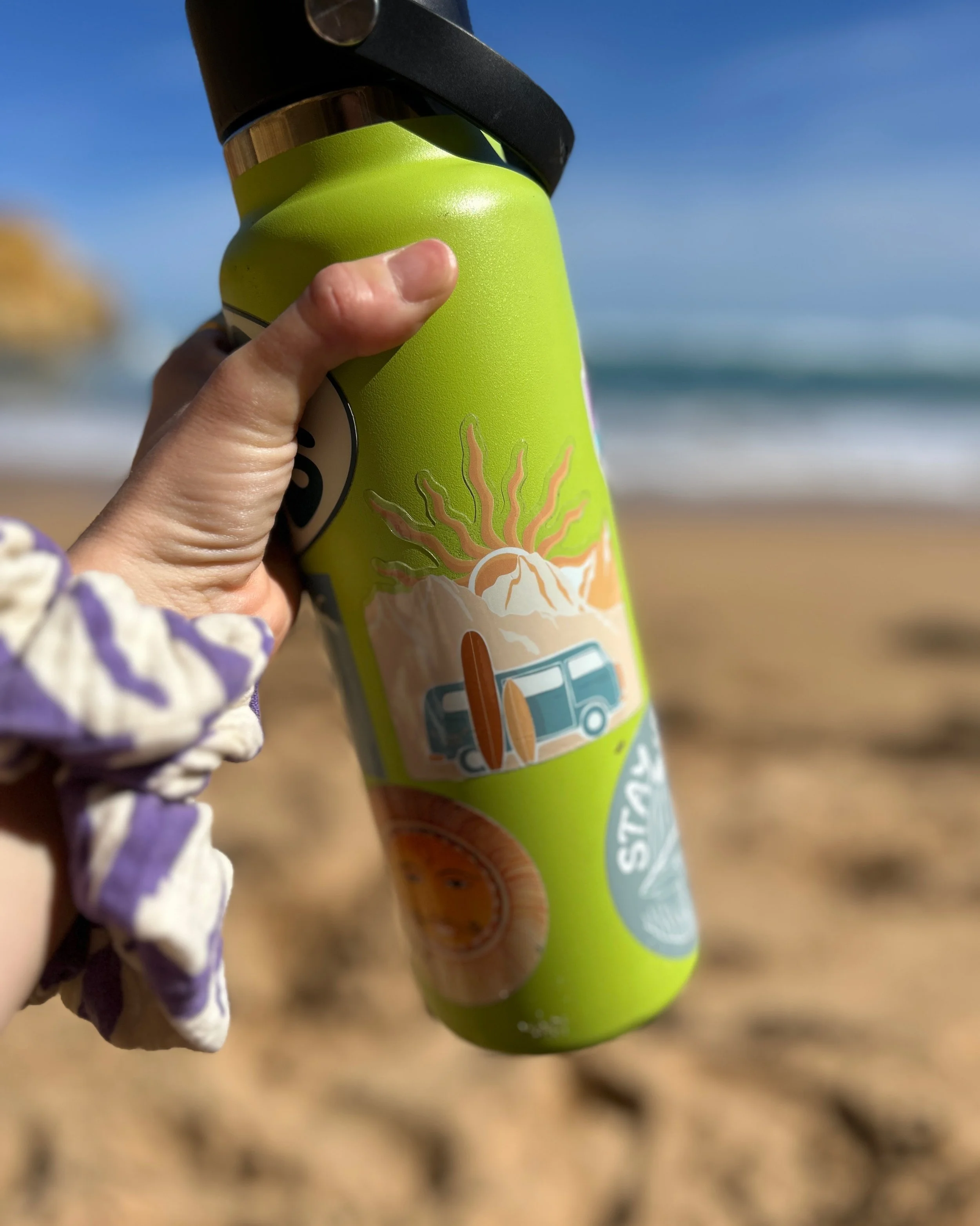 SWT stickers perfect to jazz up your water bottle! 

#surfart #surfillustration #stickers #surfdecal #surfculture