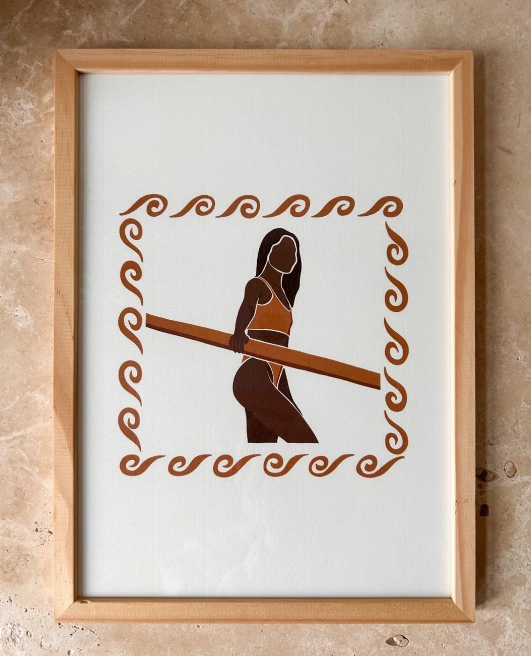 An old one but one of my favourites.

#surfart #oceanart #surfinspired #surfingwomen #surfculture
