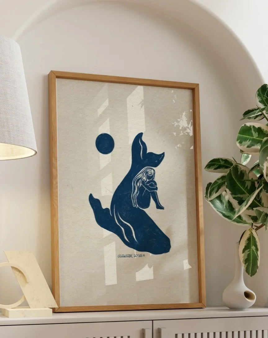 Ocean home - available online 

#whaleart #coastalwallart #oceanartwork #whaleartwork #surfculture