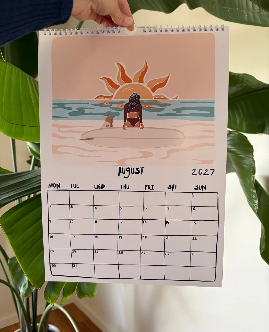 2027 calendar now available online - link in bio.
Every order gets a small free print - until stock lasts ✨

#calendar2027 #beachart #coastalwallart #surfillustration #oceanillustration