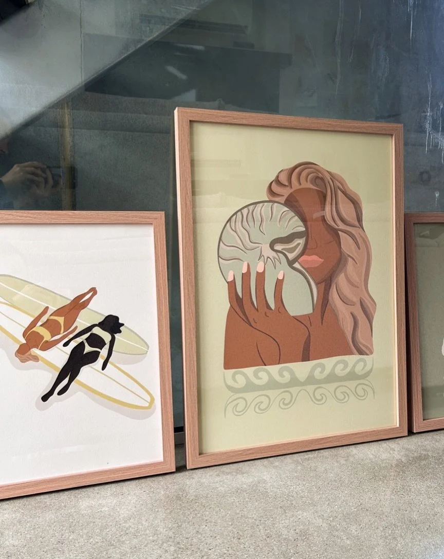 Shell dream and float. A perfect match.

#coastalwallart #surfillustration #oceaninspiredart #surfculture #shellart