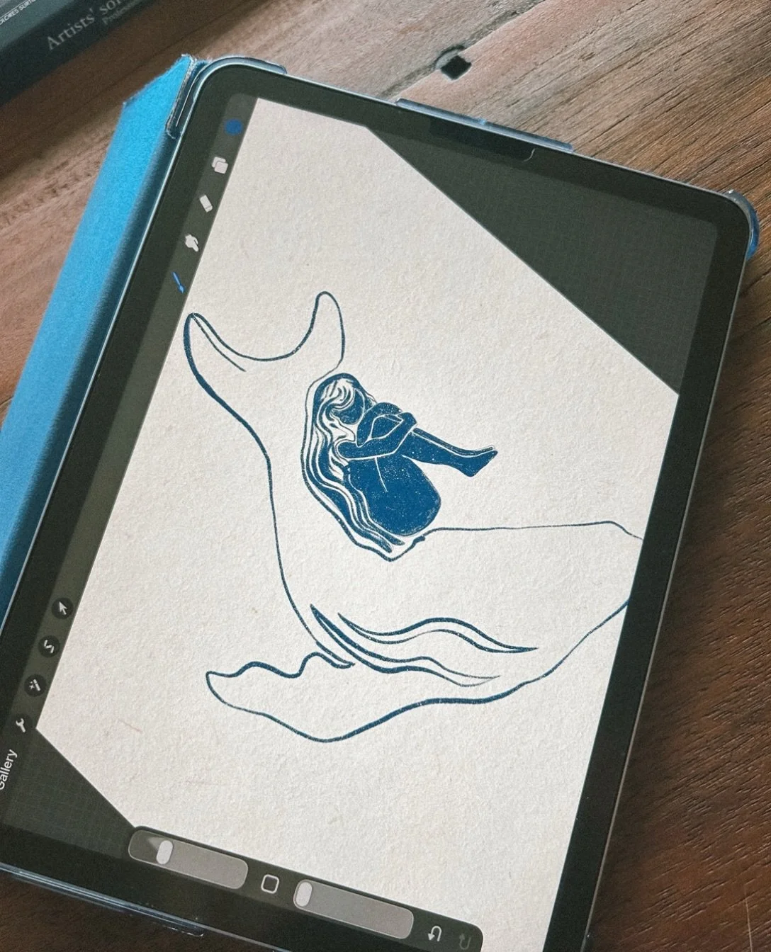 Sketch behind one of my favourite pieces ever.

#whaleart #waterwoman #oceaninspiredart #coastalwallart #surfculture