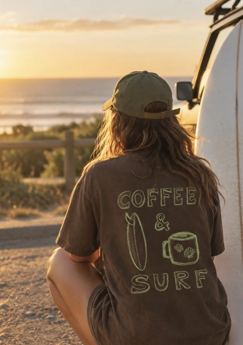 Coffee & Surf Tee