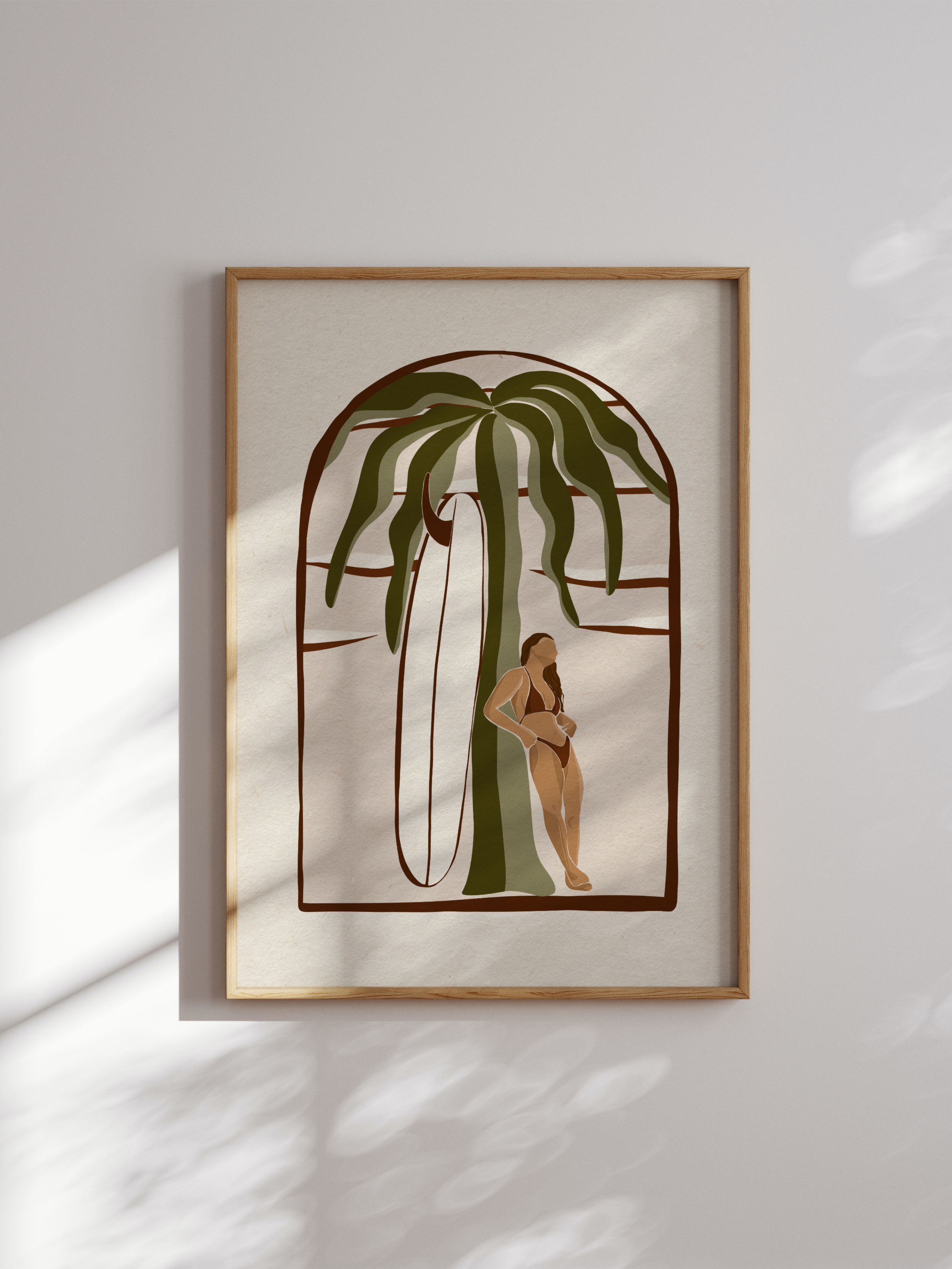 Ocean view surf artwork by saltwater tones