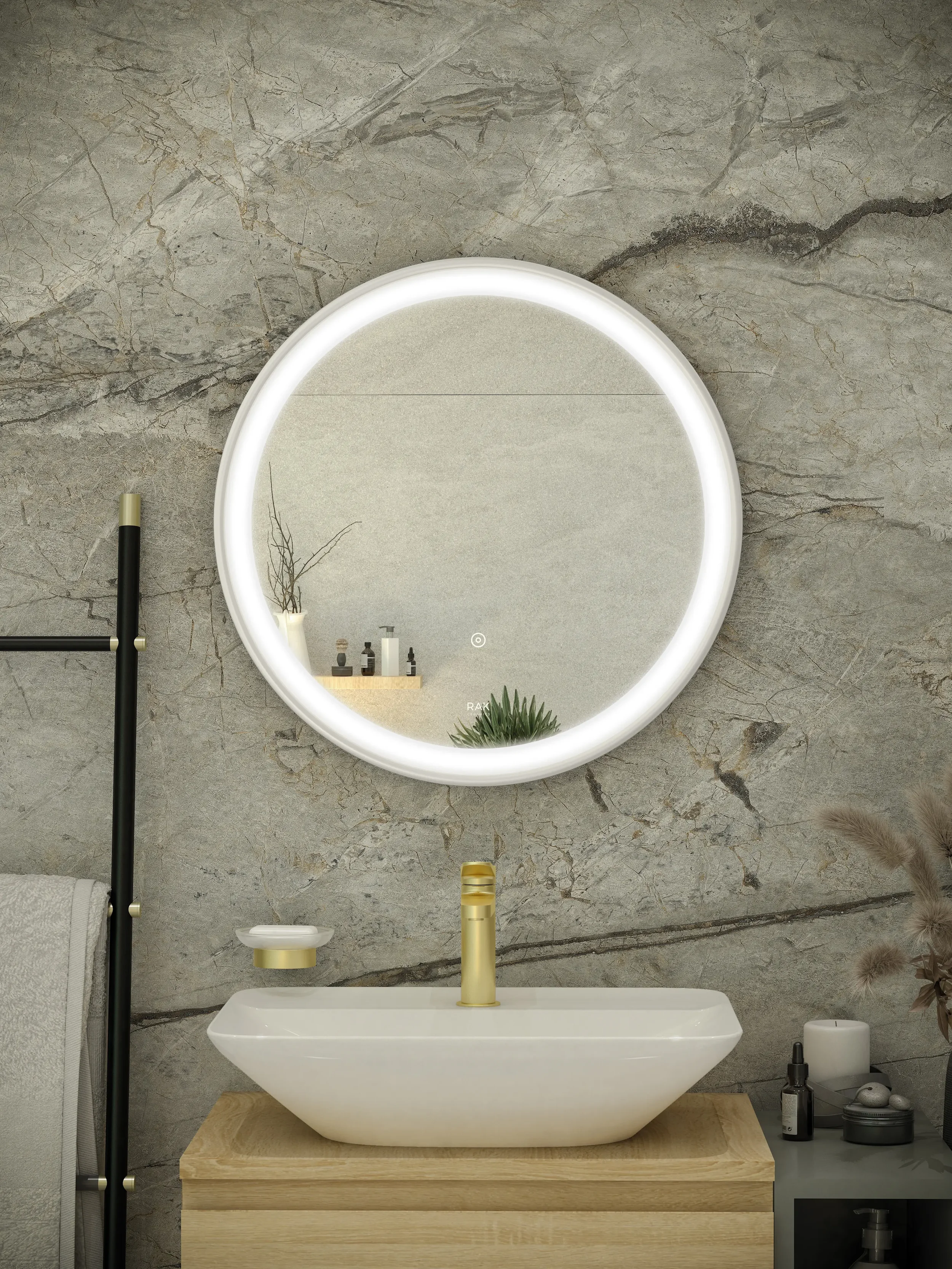 rak-mirror-picture-round-chrome-LED-RAKPICRNCP5001 - RAKPICRNCP5002.webp