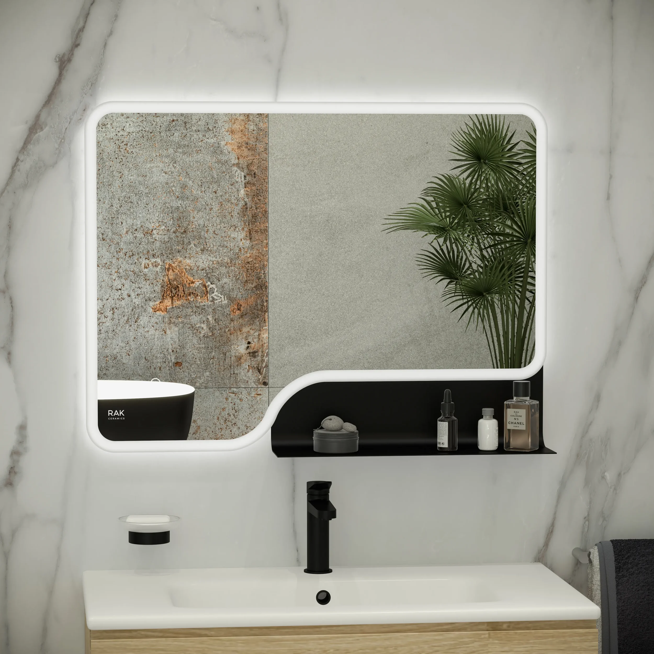 rak-mirror-ornate-black-LED-RAKORNMB5001 - RAKORNMB5002.webp