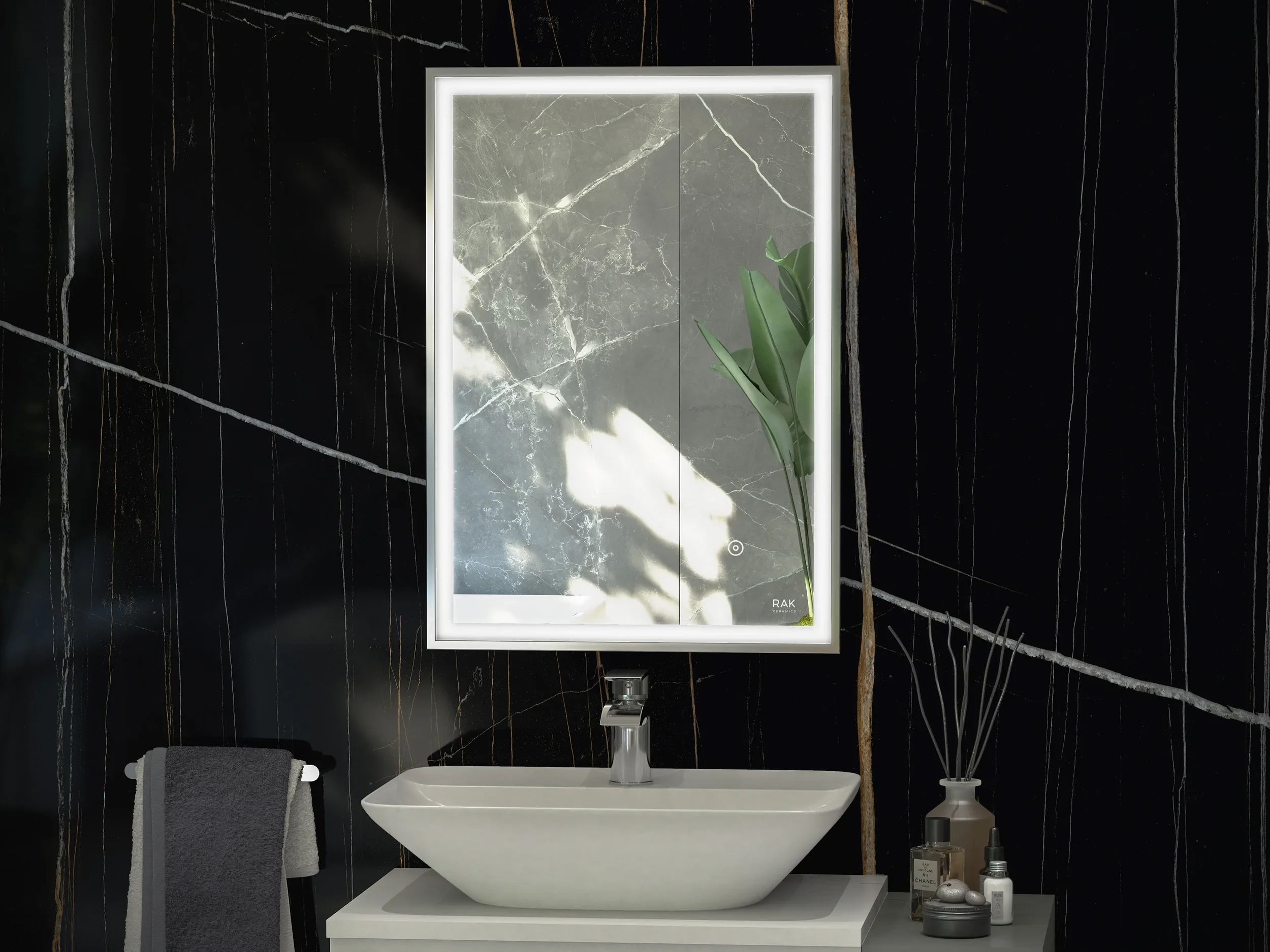 rak-mirror-picture-square-chrome-LED-RAKPICSQCP5001 - RAKPICSQCP5002.webp