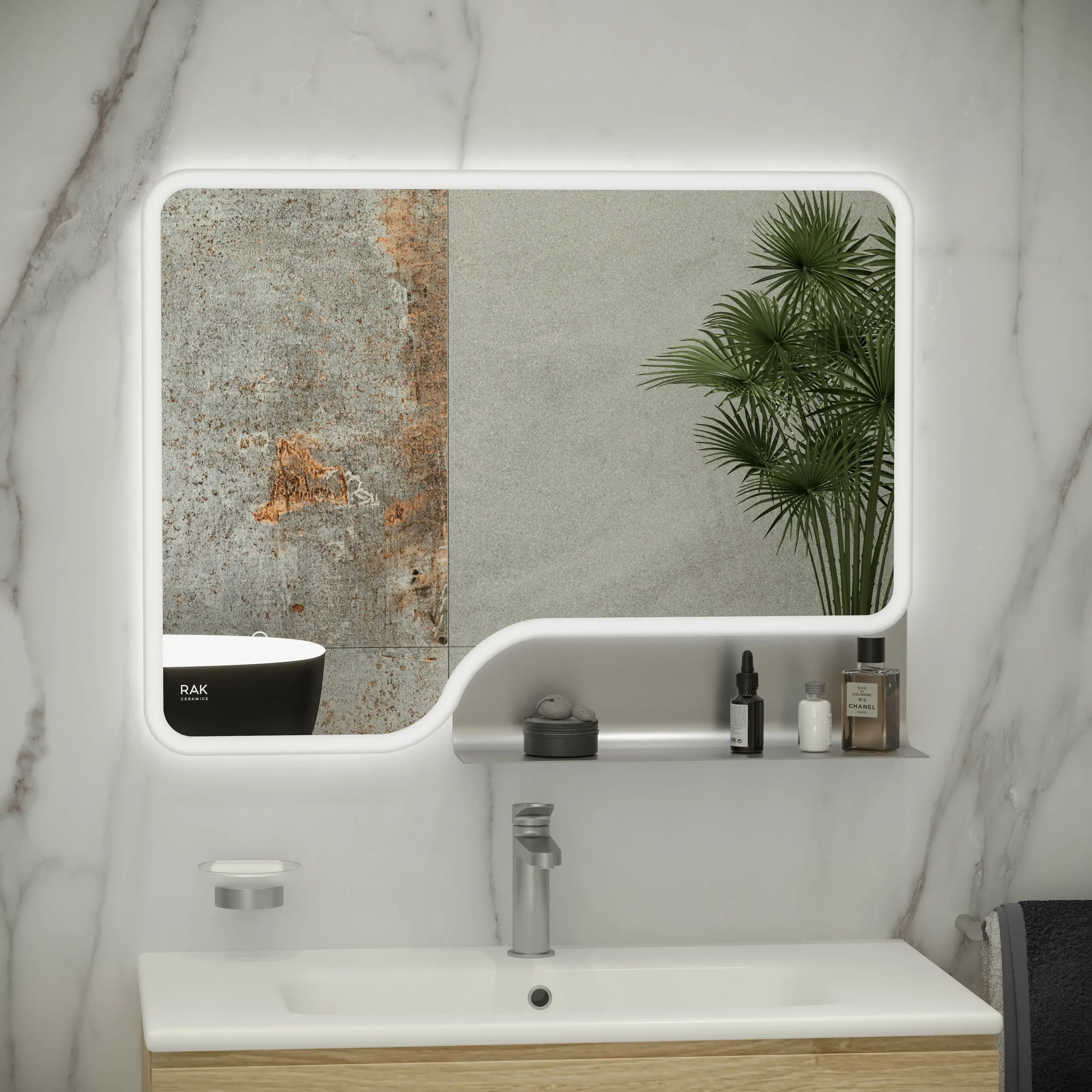 rak-mirror-ornate-nickel-LED-RAKORNBN5001 - RAKORNBN5002.webp