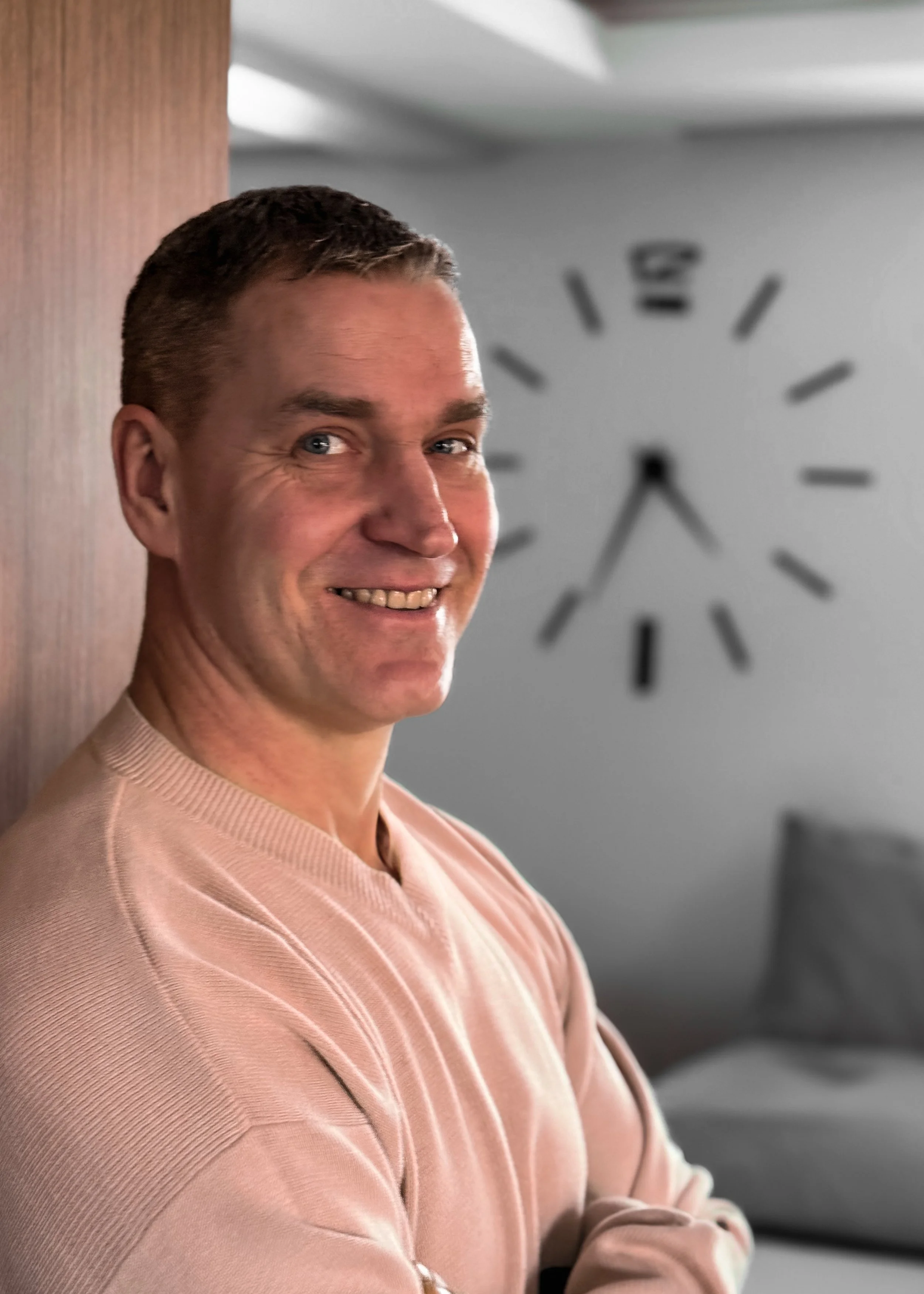 Arkadiusz Merchel, owner of Merchel Stolarka – custom furniture craftsman