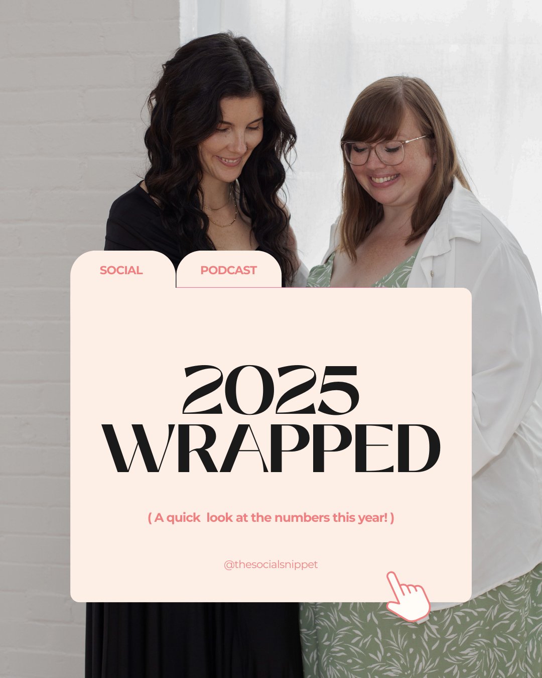 2025, you were HUGE.⁠
⁠
40 businesses supported.⁠
⁠
4,000 social posts created.⁠
⁠
20 podcasts launched.⁠
⁠
1,000 episodes produced.⁠
⁠
But the magic wasn&rsquo;t only in the numbers.⁠
⁠
It was in the people.⁠
The late-night ideas.⁠
The brave pivots.