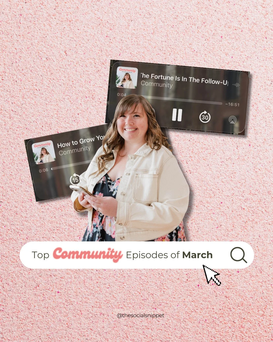 Here&rsquo;s three Community podcast episodes, perfect to listen to if you&rsquo;re growing your business and figuring it out as you go.⁠
⁠
We&rsquo;re talking about the power of the follow up, and how real relationships turn into real revenue.⁠
We&r
