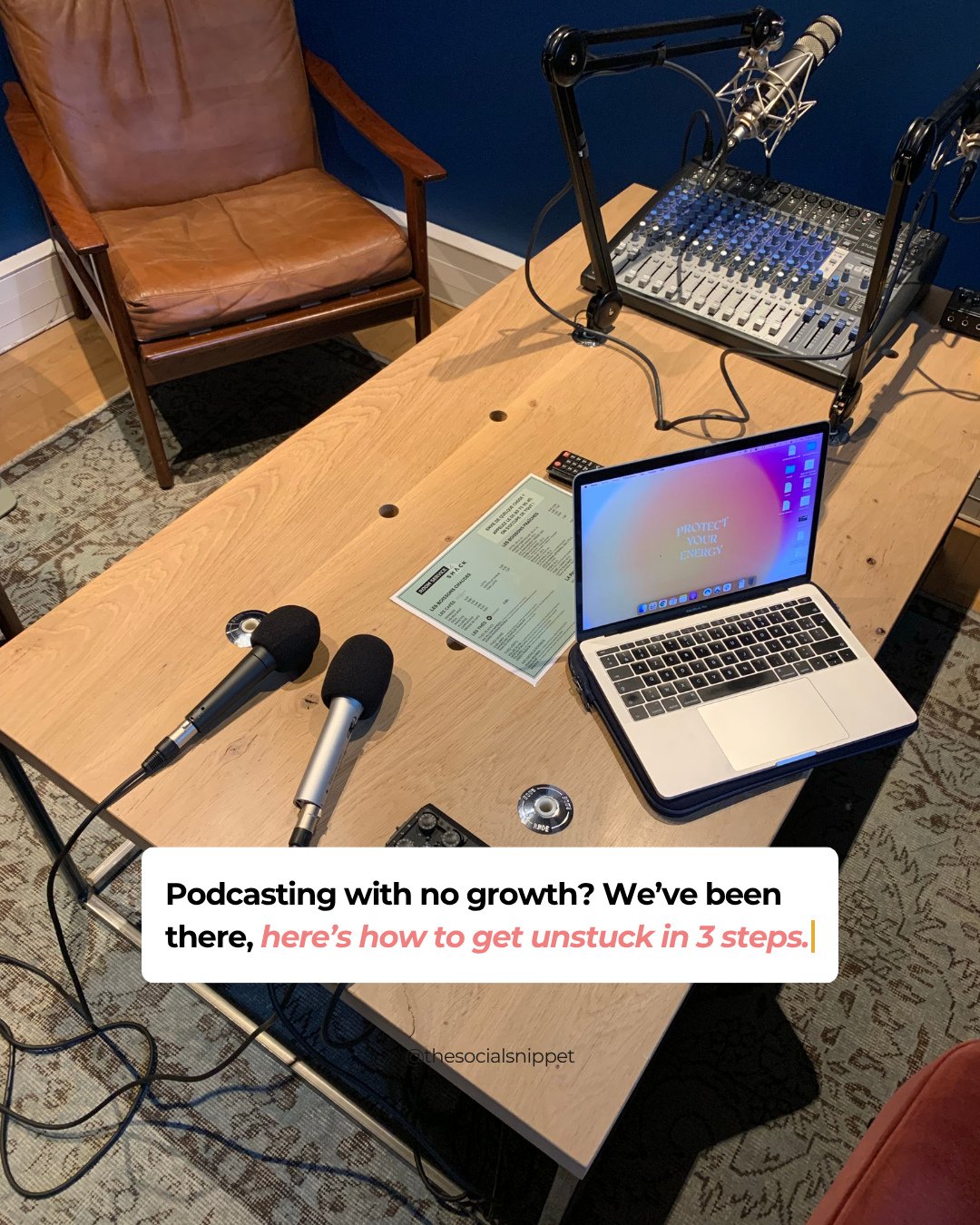 You&rsquo;re not out of ideas. You&rsquo;re out of direction.⁠
⁠
A lot of podcasts don&rsquo;t stop growing because the host isn&rsquo;t talented or knowledgable. They stop growing because the content starts losing alignment.⁠
⁠
You&rsquo;re posting 