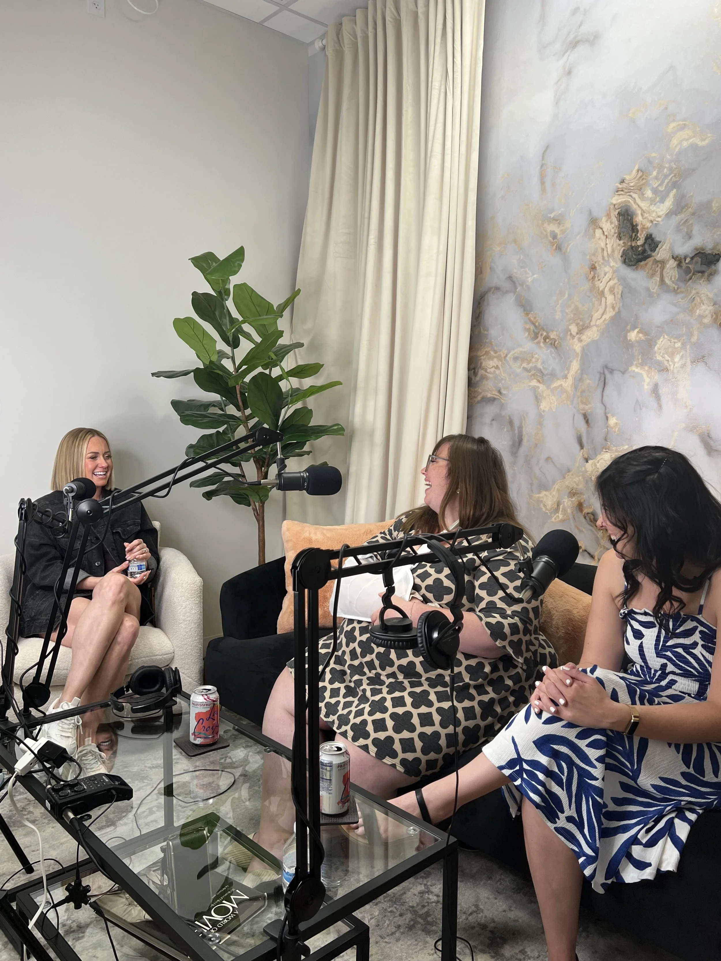 recording a community podcast episode