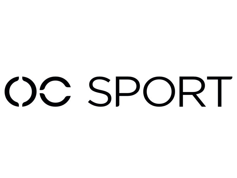 Logo avec deux formes circulaires stylisées suivies du mot 'SPORT'