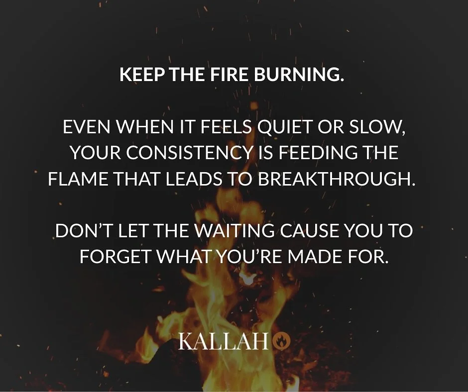 2 Timothy 1:6 (NIV) &mdash; &ldquo;For this reason I remind you to fan into flame the gift of God, which is in you through the laying on of my hands.&rdquo; Kallahculture.com