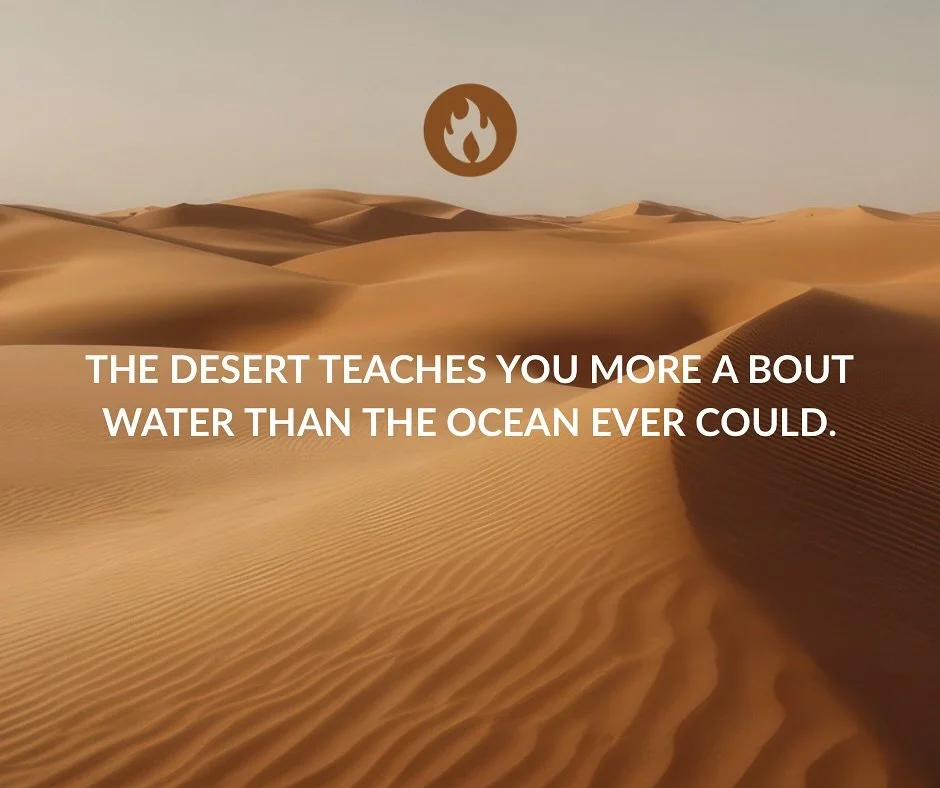 Sometimes God lets us walk through dry places so we finally learn the value of what sustains us.
&ldquo;For I will pour water on the thirsty land, and streams on the dry ground.&rdquo; Isaiah 44:3