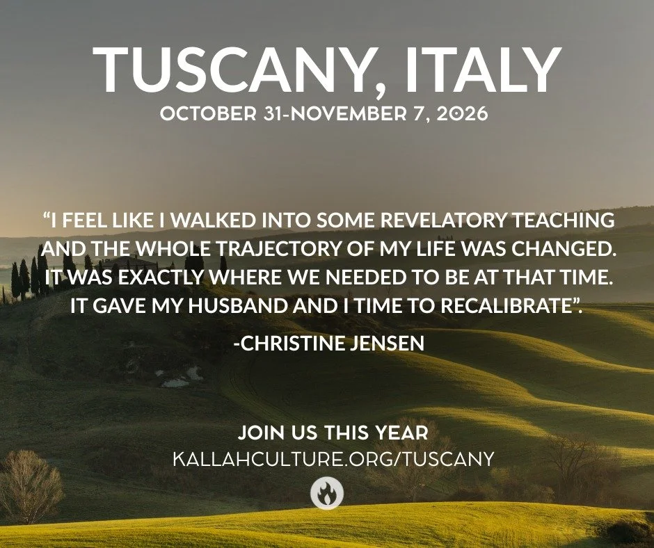 An all-inclusive journey for married couples designed to awaken your senses, renew your marriage, and deepen your connection with God, in the heart of Tuscany, Italy. 🇮🇹

📍 Tuscany, Italy
📅 October 31 &ndash; November 7, 2026
💫 7 nights in a bea