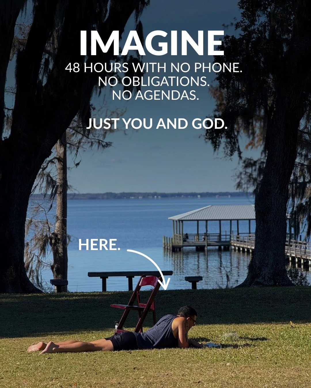 Join us in St. Johns, FL for a transformative 48-hour silent retreat designed to help you make space for God away from the noise of everyday life. Through quiet reflection, intentional rhythms, and peaceful presence, you&rsquo;ll rediscover clarity, 