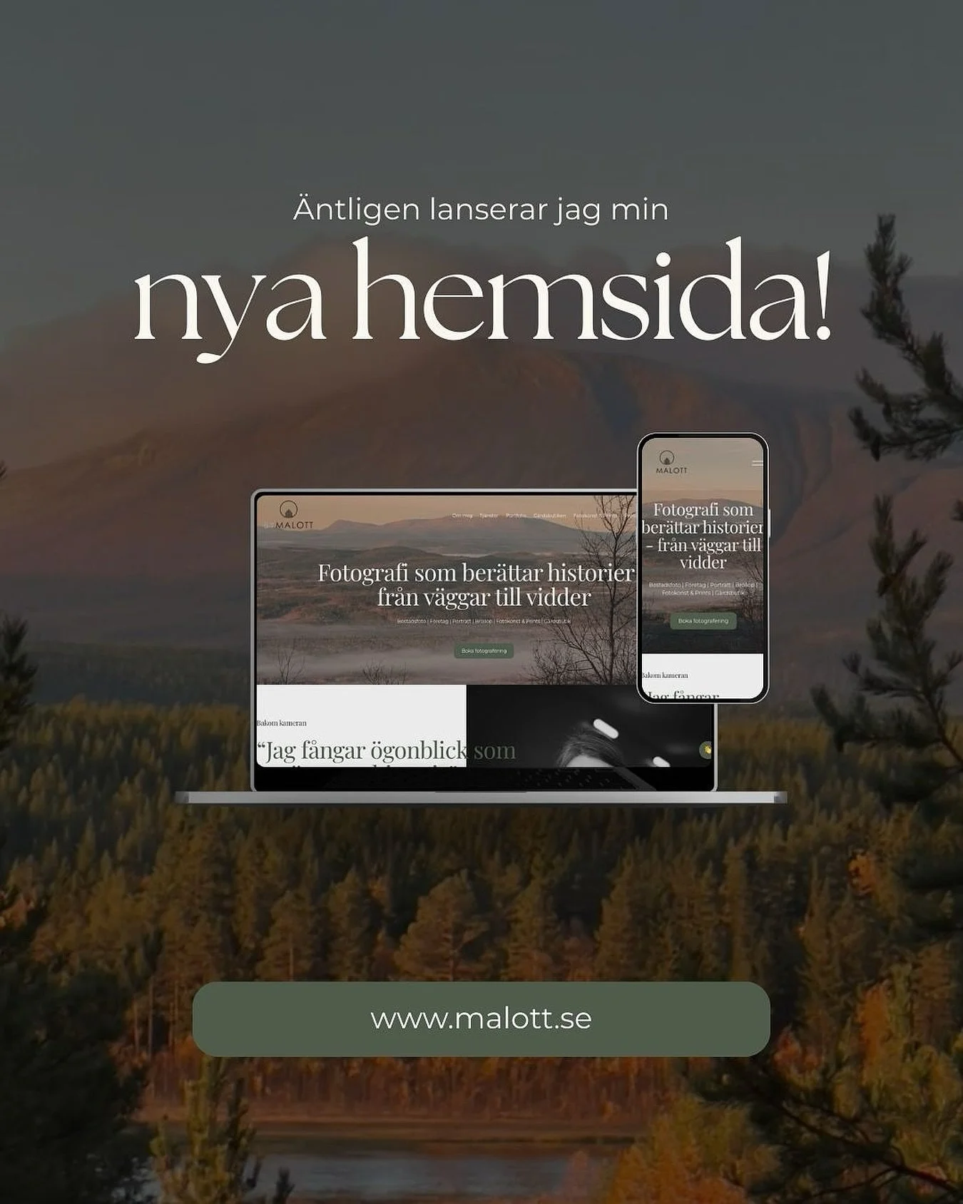 Den 1 juli klev byMalott in i sitt femte verksamhets&aring;r och vilken resa det har varit! F&ouml;r att fira milstolpen sl&auml;ppte jag en helt ny hemsida.

Fokus har legat p&aring; att skapa en plats som &auml;r:
🖼️ L&auml;tt f&ouml;r dig att nav