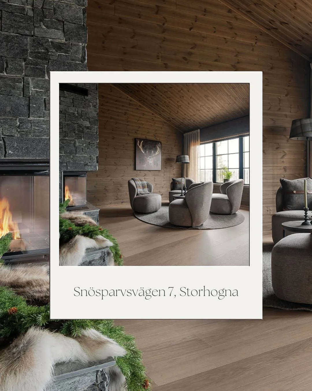 Det doftar nytt n&auml;r jag kliver in i huset p&aring; Sn&ouml;sparvsv&auml;gen 7 i Dalvallen, Storhogna. Sotaren &auml;r p&aring; plats f&ouml;r att besiktiga kaminen. Den sista detaljen innan allt &auml;r klart. Inne har huset m&ouml;blerats och s