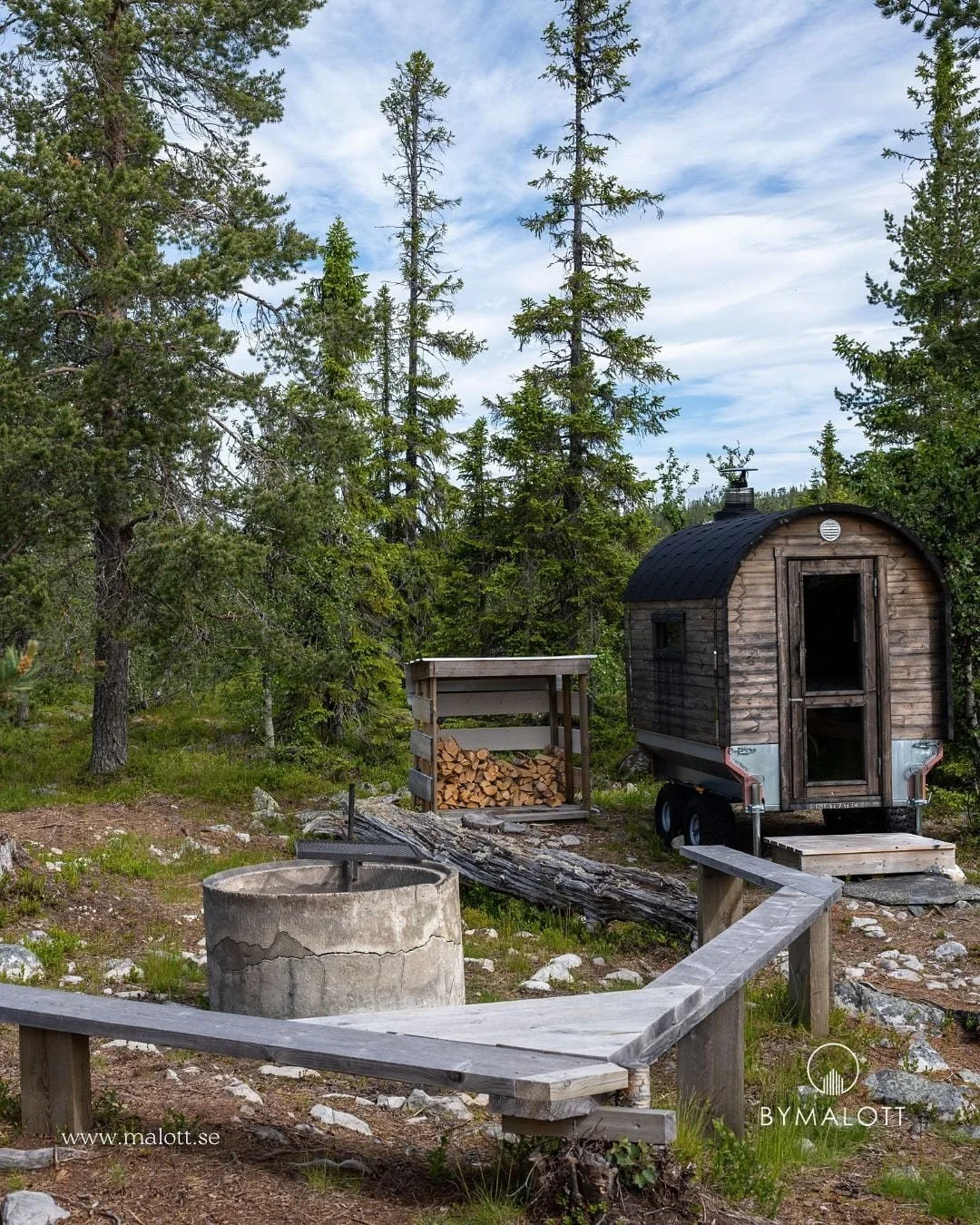 Sn&ouml;, vinter och bastun har v&auml;l aldrig k&auml;nts mer aktuell &auml;n nu. Den beh&ouml;ver inte alltid vara en del av bostadshuset. Ibland &auml;r den som b&auml;st n&auml;r den st&aring;r f&ouml;r sig sj&auml;lv. En frist&aring;ende bastu g