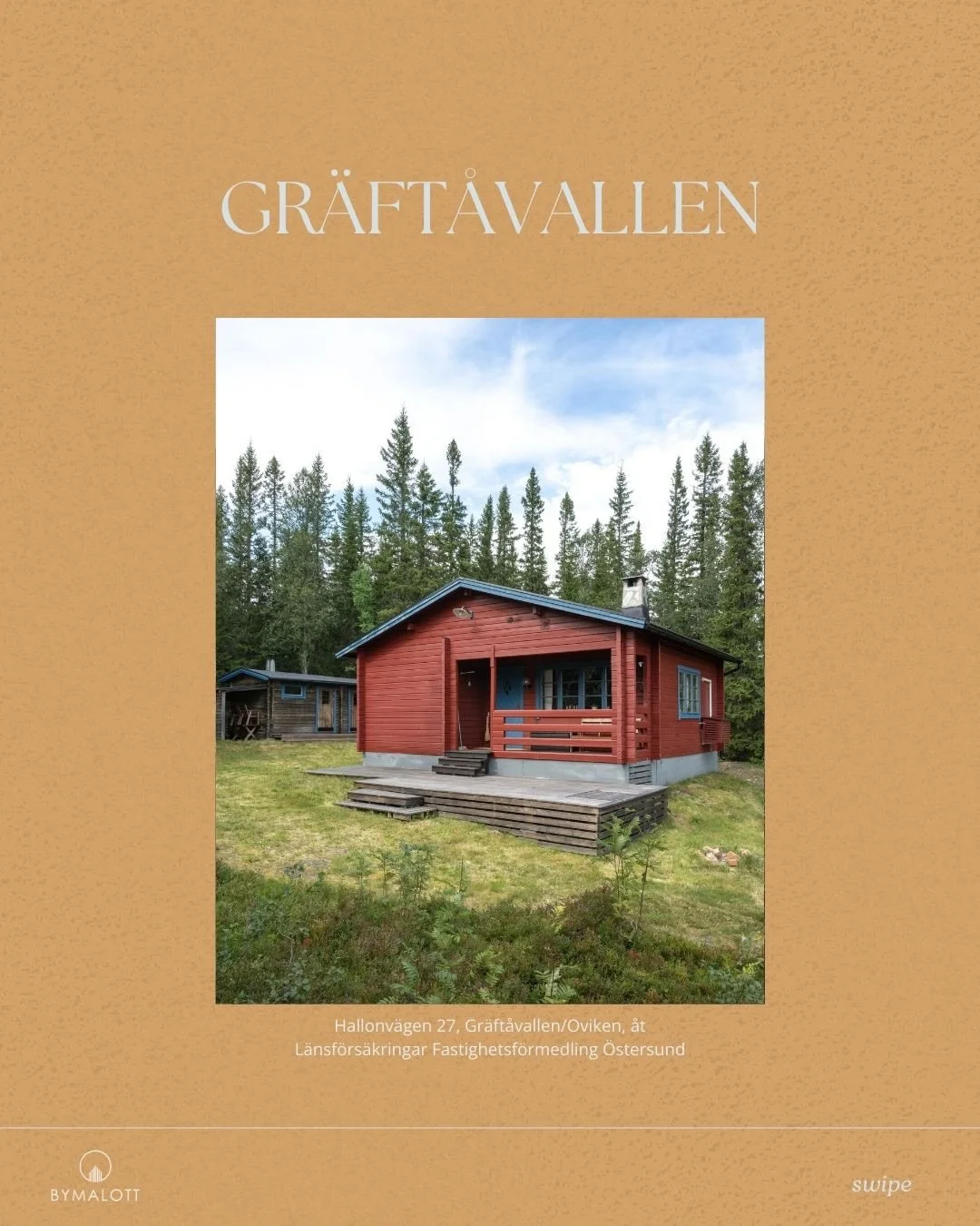 &Auml;nnu en fantastisk fj&auml;llstuga har f&aring;tt gl&auml;nsa framf&ouml;r kameran och nu &auml;r bostaden s&aring;ld! Klevfj&auml;llsbyn i Gr&auml;ft&aring;vallen, Oviken.

Uppdraget gjordes f&ouml;r fastighetsm&auml;klare Bodil p&aring; L&auml