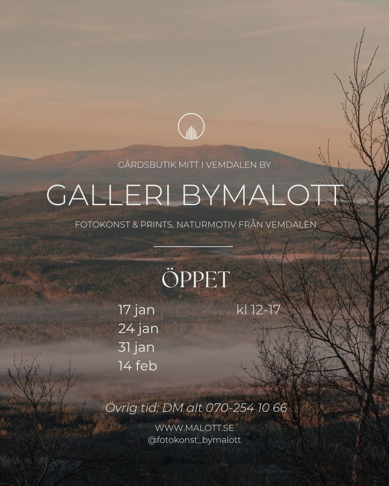 G&aring;rdsbutikens planerade &ouml;ppettider ☃️ 🏘️⛷️

📍F&ouml;lj skylten &rdquo;g&aring;rdsbutik fotokonst&rdquo; fr&aring;n v&auml;g Z514 mellan Vemdalen by och Bj&ouml;rnrike. Kika f&ouml;rbi p&aring; v&auml;gen till eller fr&aring;n. V&auml;lko