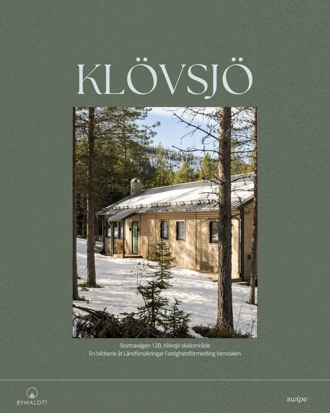 Ett hem att landa i med fj&auml;llen alldeles runt knuten. H&auml;r, intill backarna i Kl&ouml;vsj&ouml;, m&ouml;ts stillheten och det d&auml;r pirret av nya m&ouml;jligheter.

Jag f&ouml;rest&auml;ller mig morgnar som b&ouml;rjar l&aring;ngsamt, med