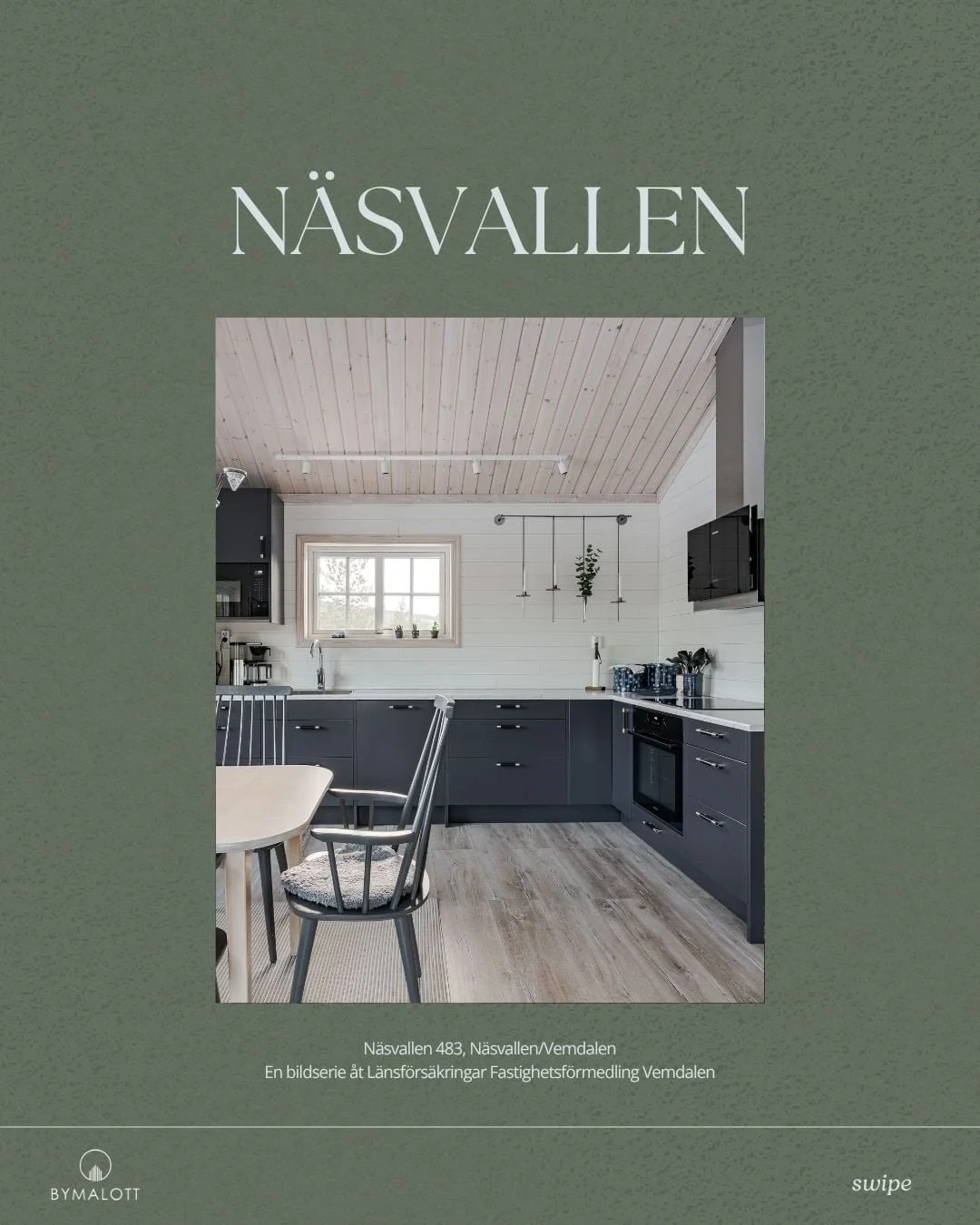 N&auml;r jag kommer in i ett hus som det h&auml;r i N&auml;svallen &auml;r det ljuset jag m&auml;rker f&ouml;rst. Hur det faller in genom de stora f&ouml;nstren och direkt s&auml;tter tonen i hela hemmet.

60 kvadratmeter s&auml;ger kanske inte s&ari