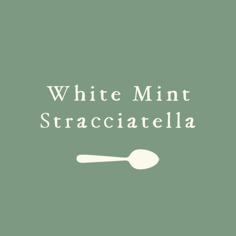 White Mint Stracciatella Gelato