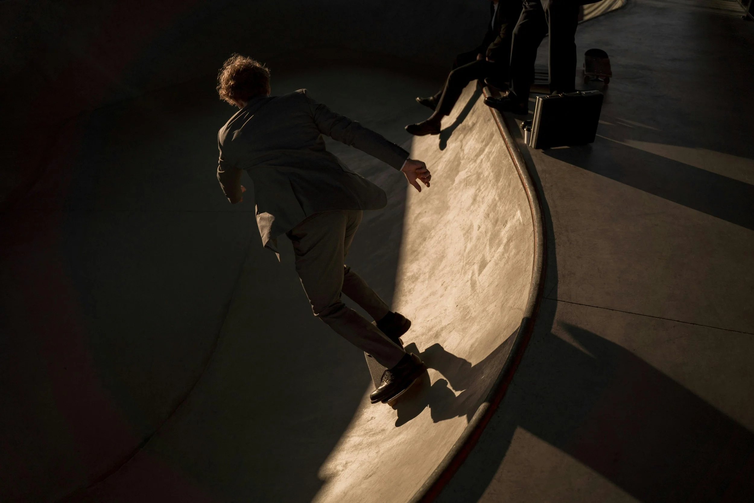 Skater wearing a Suite - Collaboration.jpg