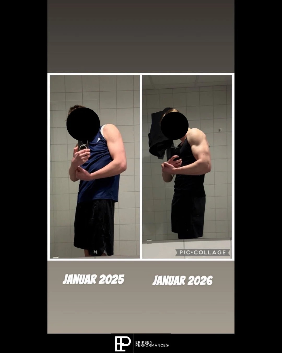 ‼️Kundeomtale: 

M&aring; bare si jeg er helt sinnsykt imponert over denna r&aring;tassen her! Bildene viser fremgang p&aring; 1 &aring;rs samarbeid! Videoen ble tilsendt i dag med helt r&aring; ny pr p&aring; 100kg innen 12 mnd med styrketrening
-
F