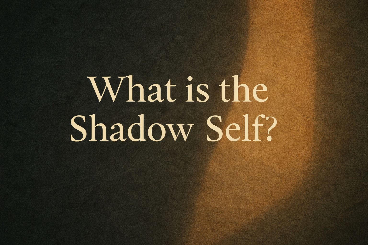 What is the “Shadow Self?”