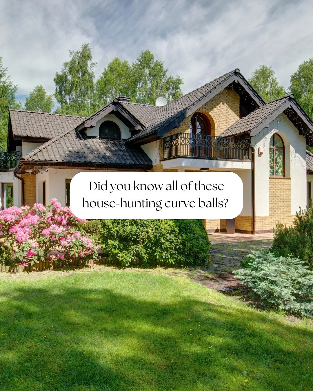 Even the most prepared homebuyers run into a few curveballs during their search! Here are some common surprises that pop up along the way (and how I help clients navigate them):

✔️Your "must-have" list might change.
That big yard or extra 