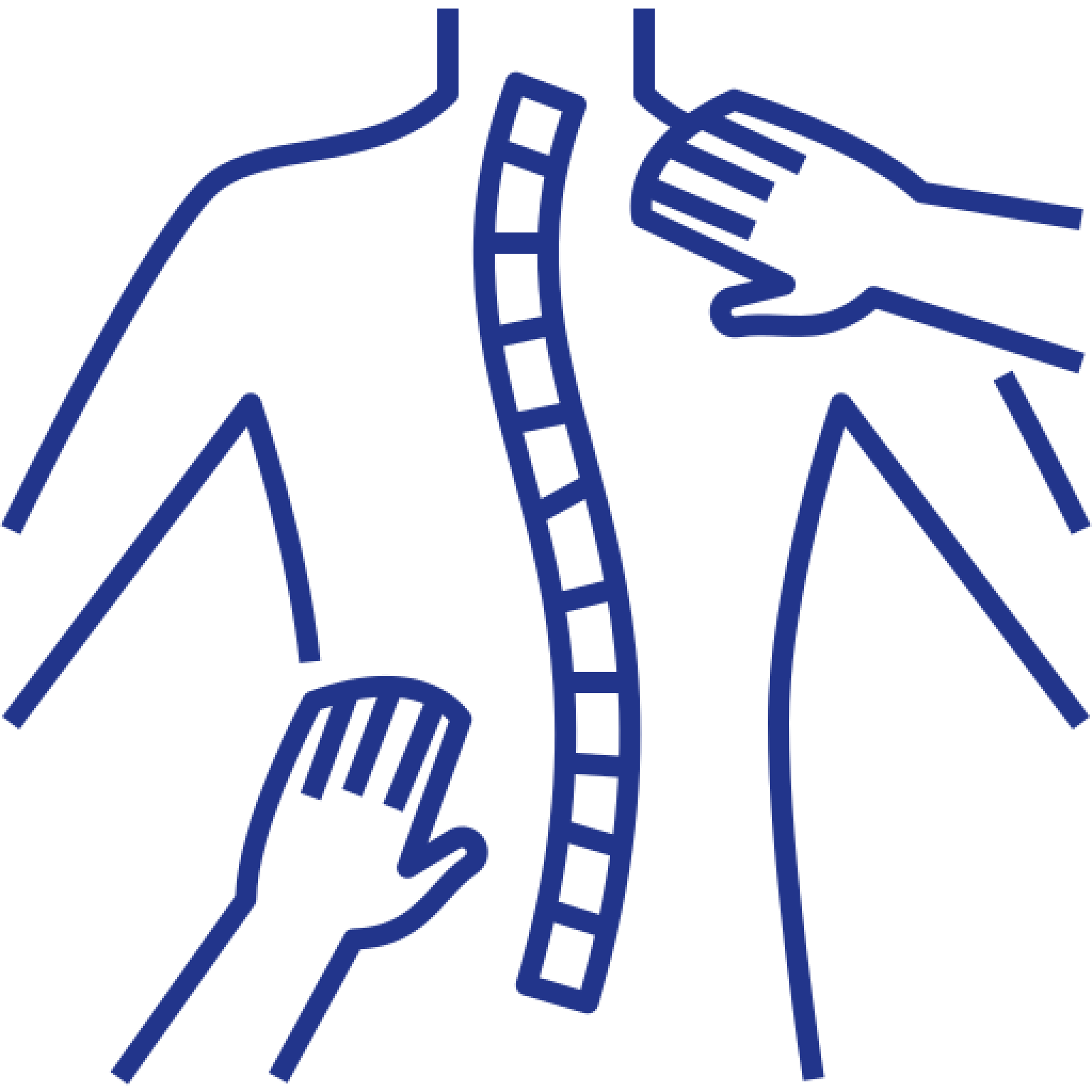 Ícone da coluna vertebral.