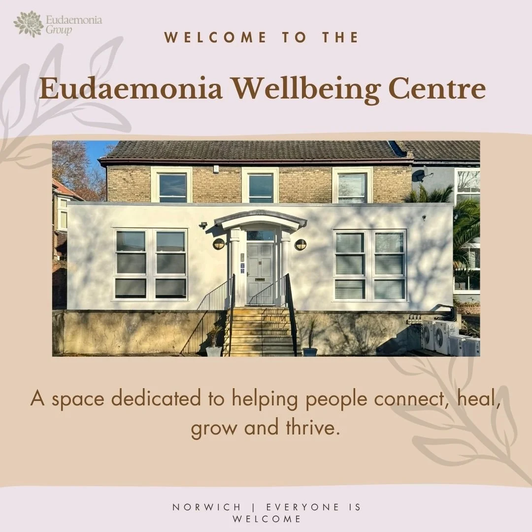 Norwich now has a dedicated wellbeing hub offering counselling, coaching, holistic therapies, wellbeing groups and workshops.

Have you visited us yet?

📍 Norwich
💚 Everyone is welcome

 #mentalhealthsupport #wellbeingnorwich #wellbeingcentrenorwic