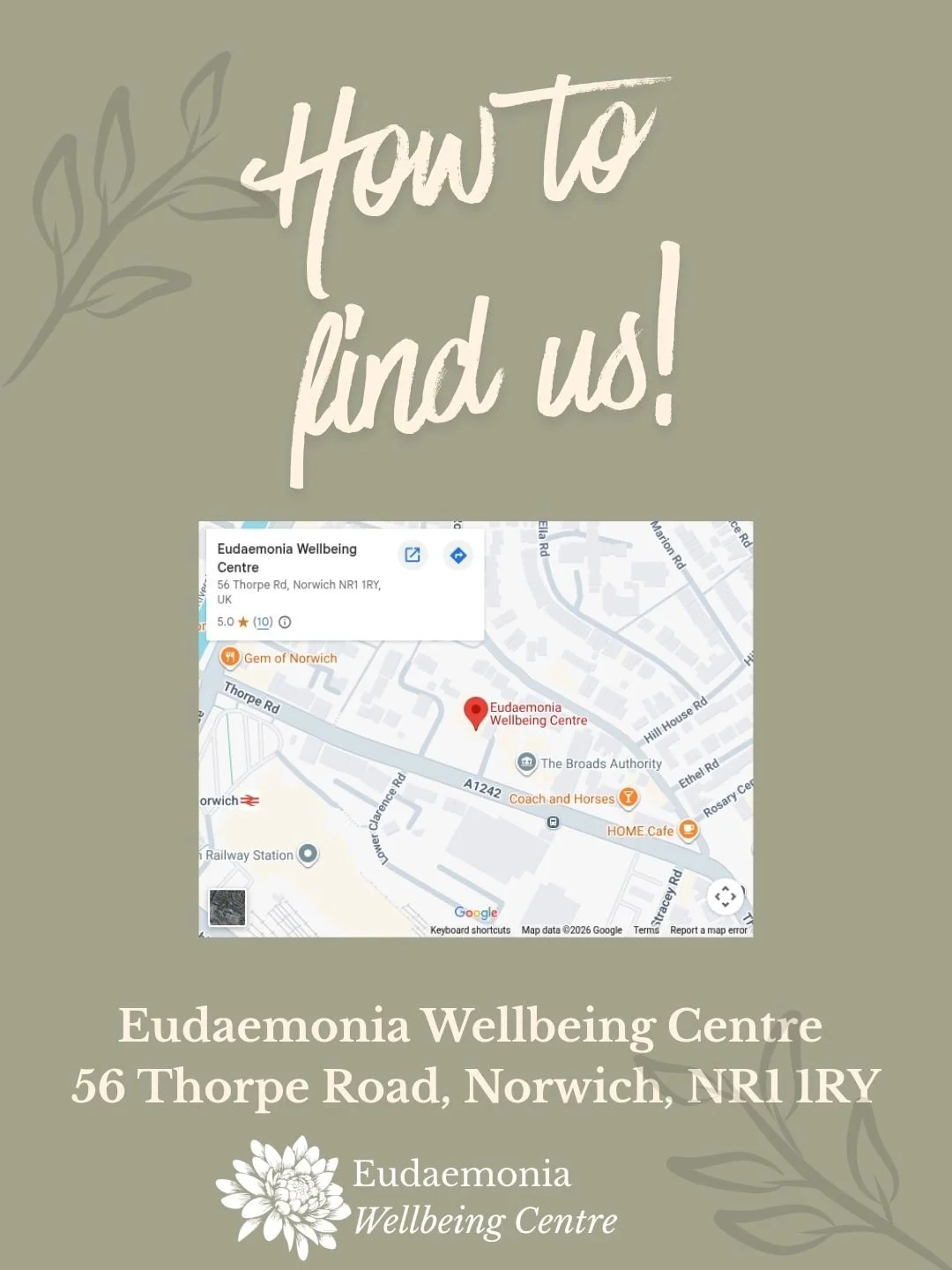 Never visited us before? Don't worry, here are some helpful tips to help you find us the first time you visit us!

 #wellbeingcentrenorwich #mentalhealthsupport #FindYourWhy #wellbeingnorwich #wellbeingmatters #wellbeingcentre
