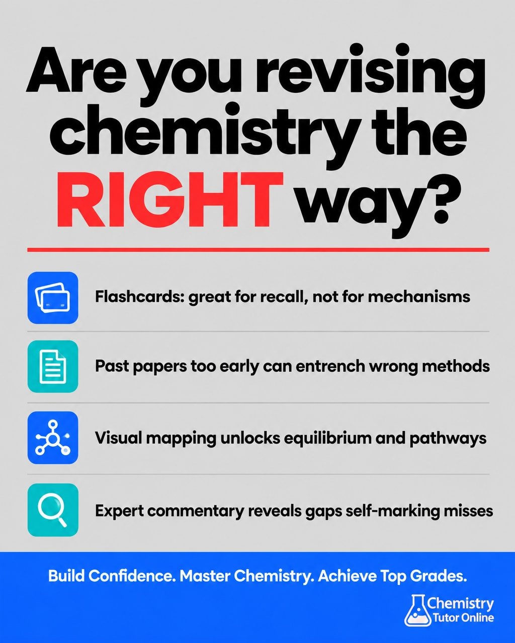 Revising hard and revising right are not the same thing. Most students never spot the difference until exam day.

Here's the pattern I see again and again. A student puts in hours, feels productive, and their grade doesn't move. The problem usually i