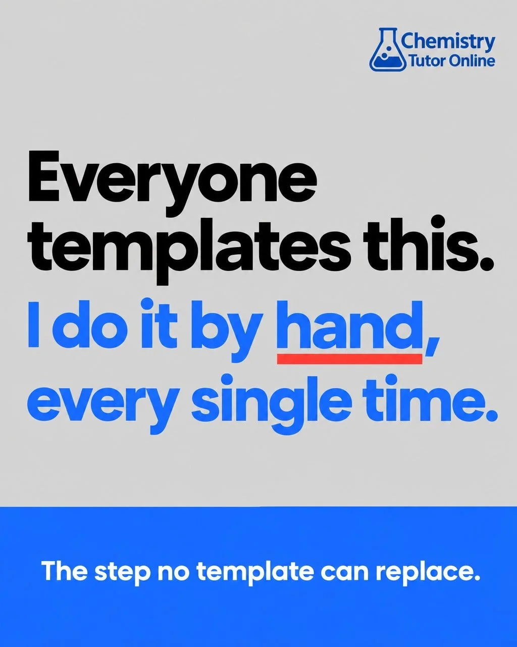 Almost every part of running a good tutoring practice follows a system. Scheduling, resources, exam technique, progress tracking. All of it can be templated.

But there is one step I do by hand, every single time.

Reading the student in front of me 