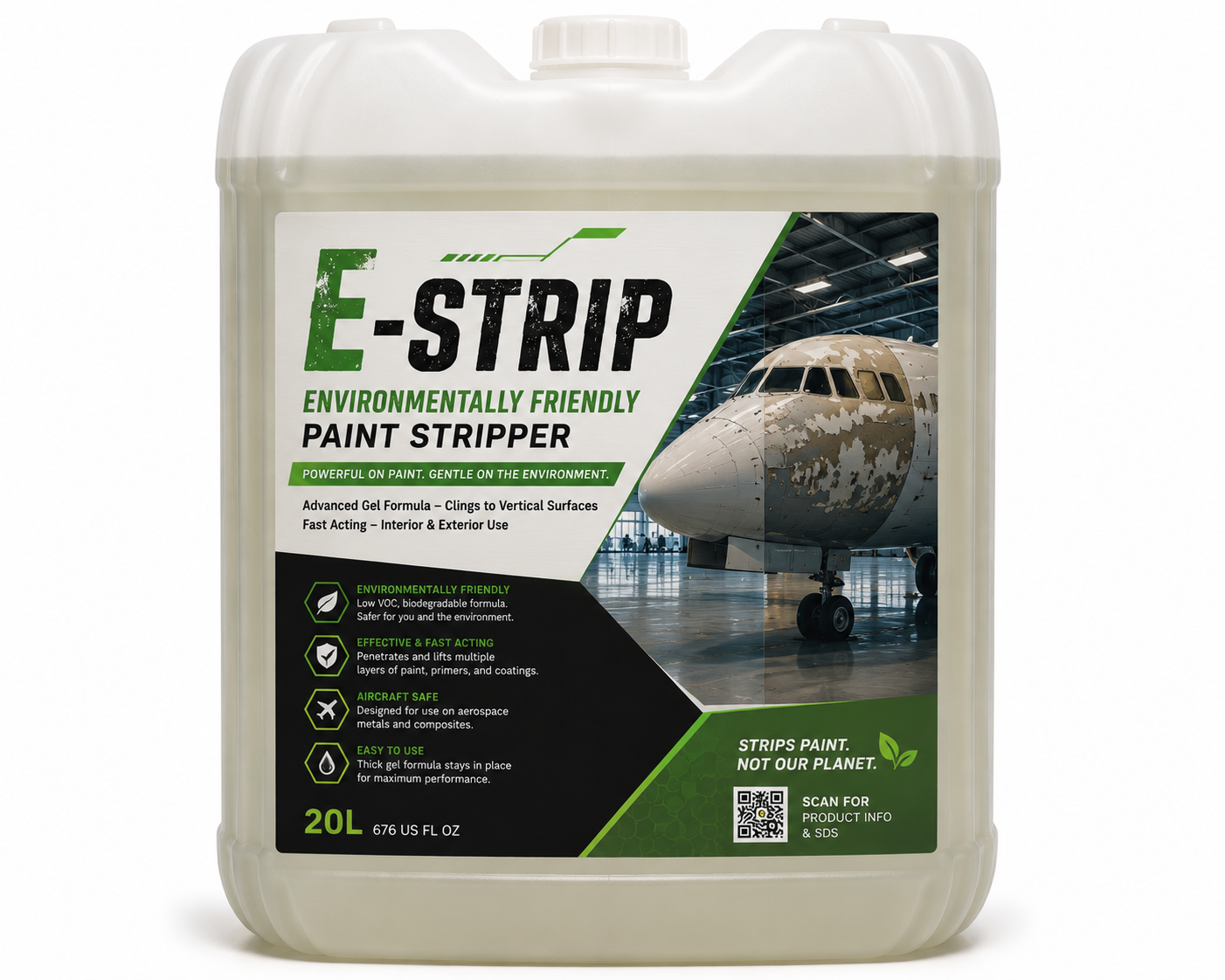 E-Strip (Envirometally Safe Aircraft Paint Stripper)