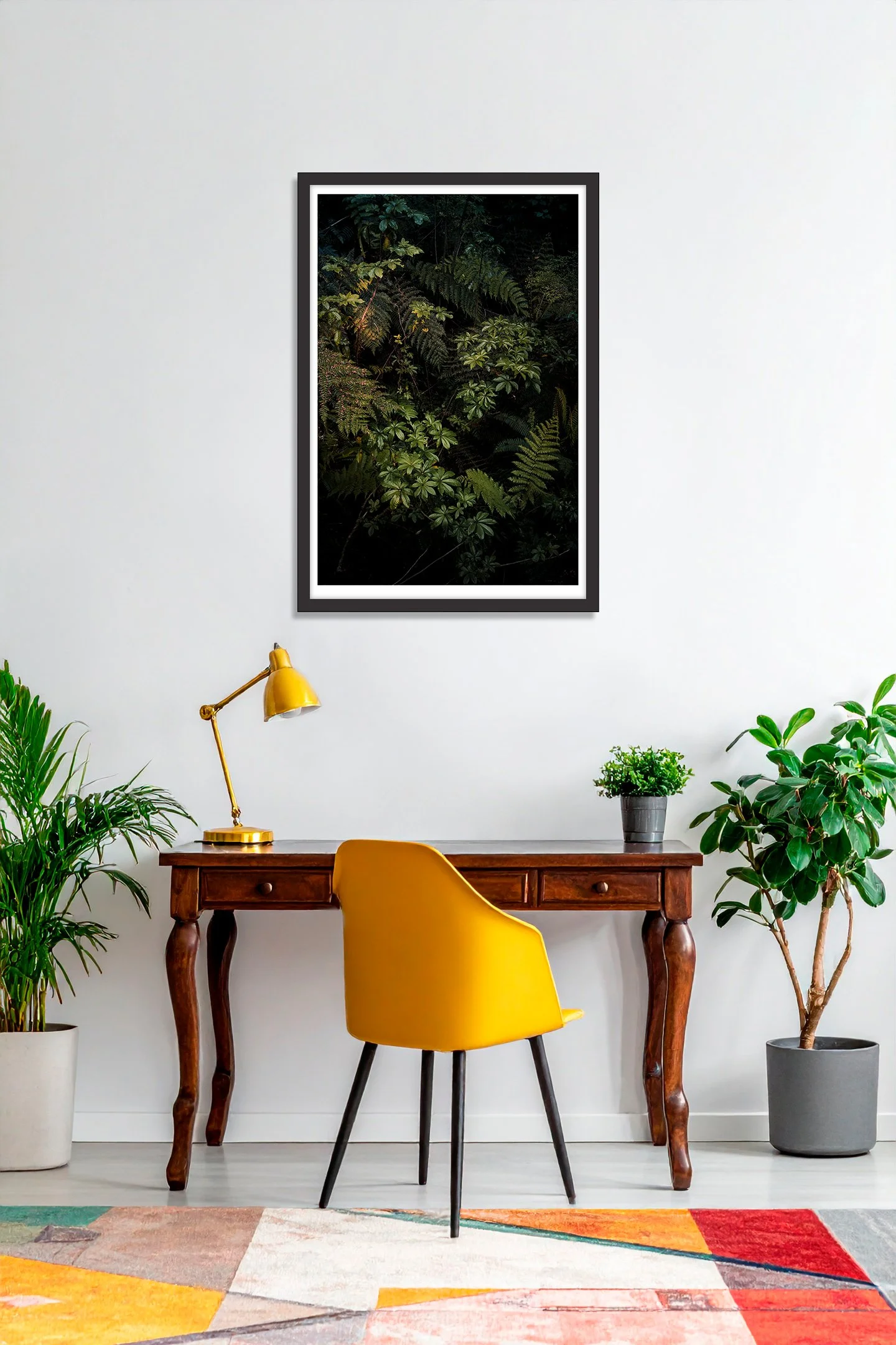 Kati Kalkamo fine art print shop We all shine when shined upon artwork in a living room