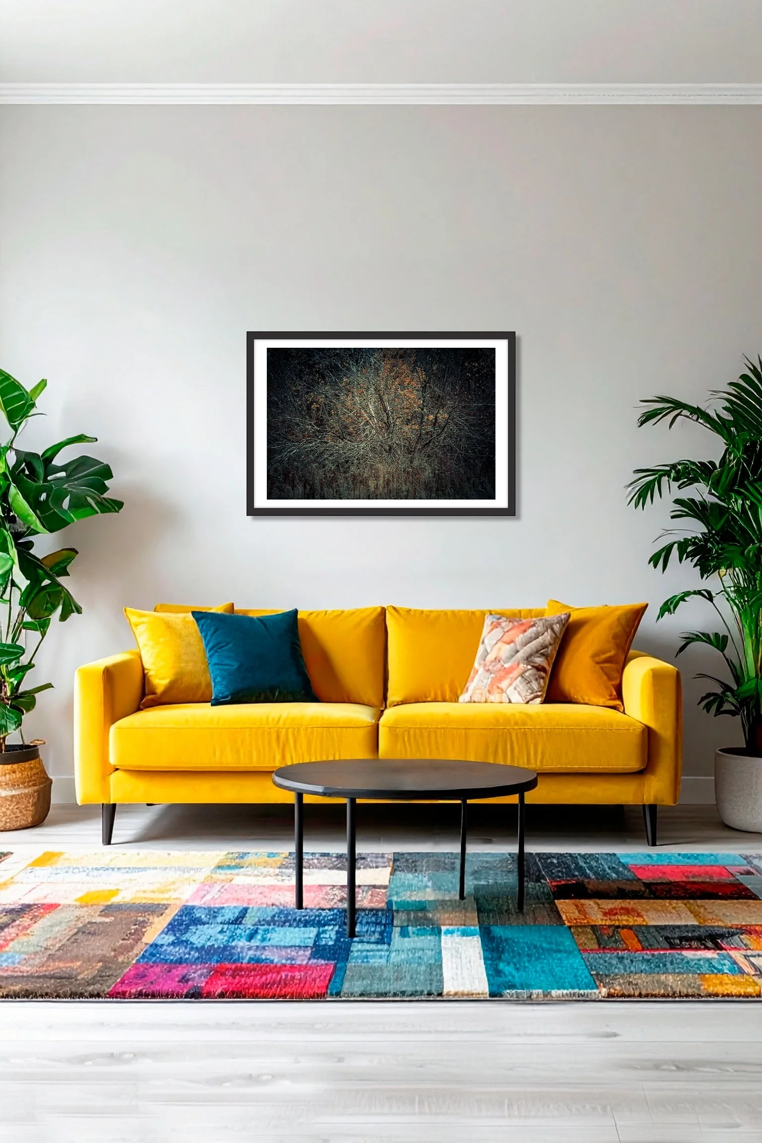 Kati Kalkamo fine art print shop Now you can see me artwork in a living room