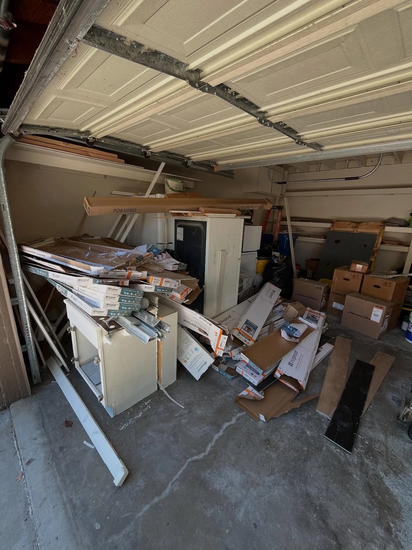 Big demolition clean-up and storage unit clean out! Always nice opening these areas up. #junkremoval #slo #slocounty #clearmind #junk