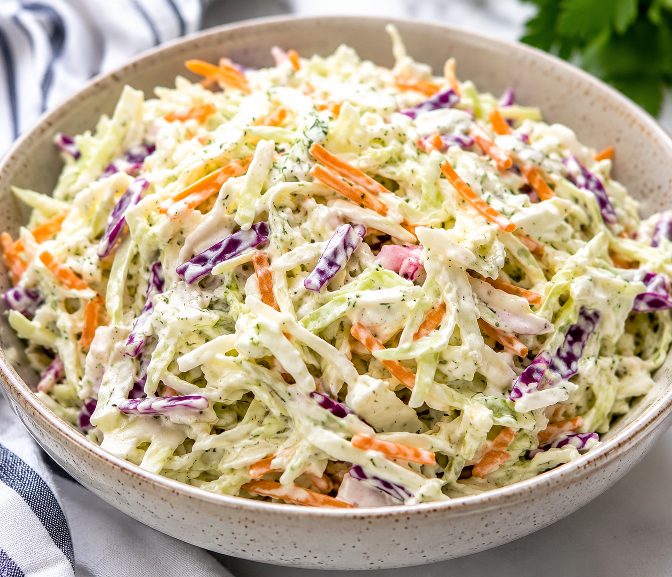 Ranch or Blue Cheese Slaw