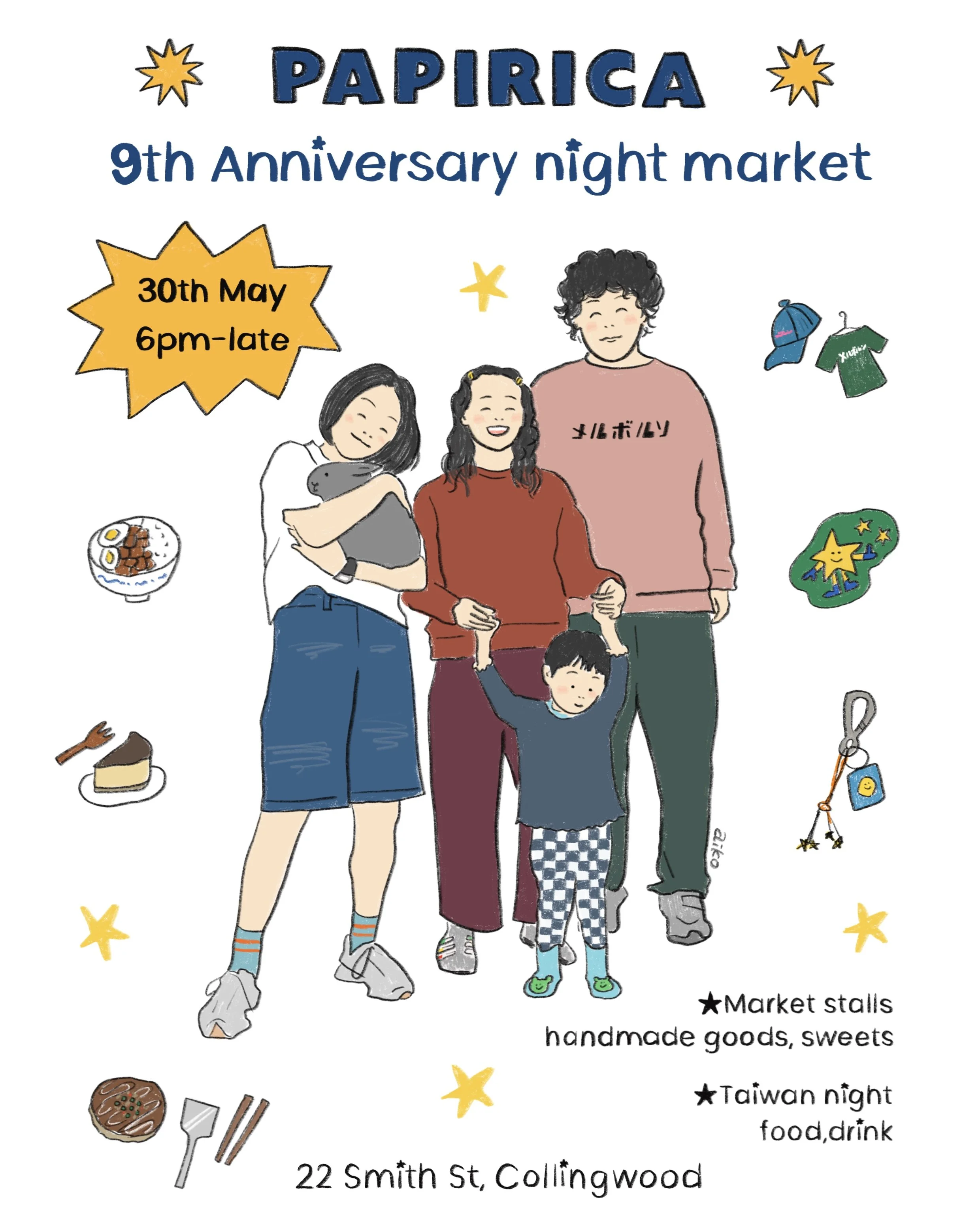 PAPIRICA 9th Anniversary night market