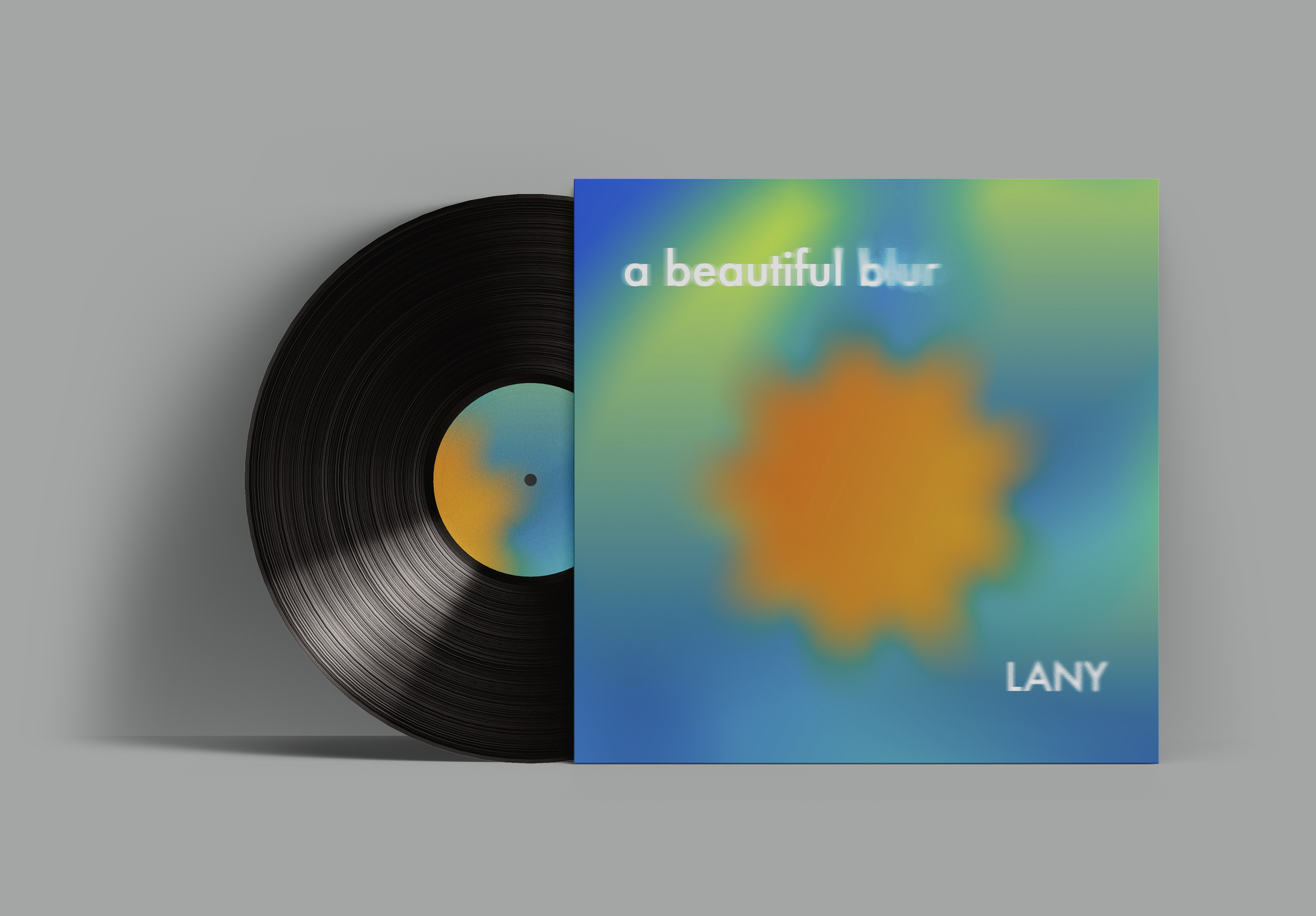 Record Cover Redesign - beautiful blur by LANY